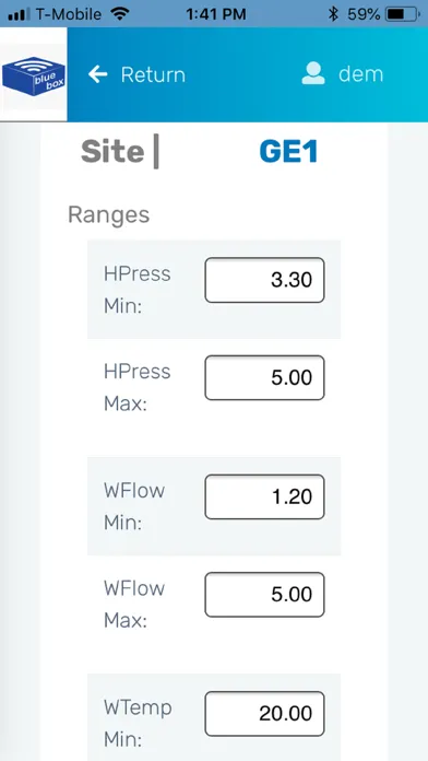 Capturas de tela do BlueBox KCKC