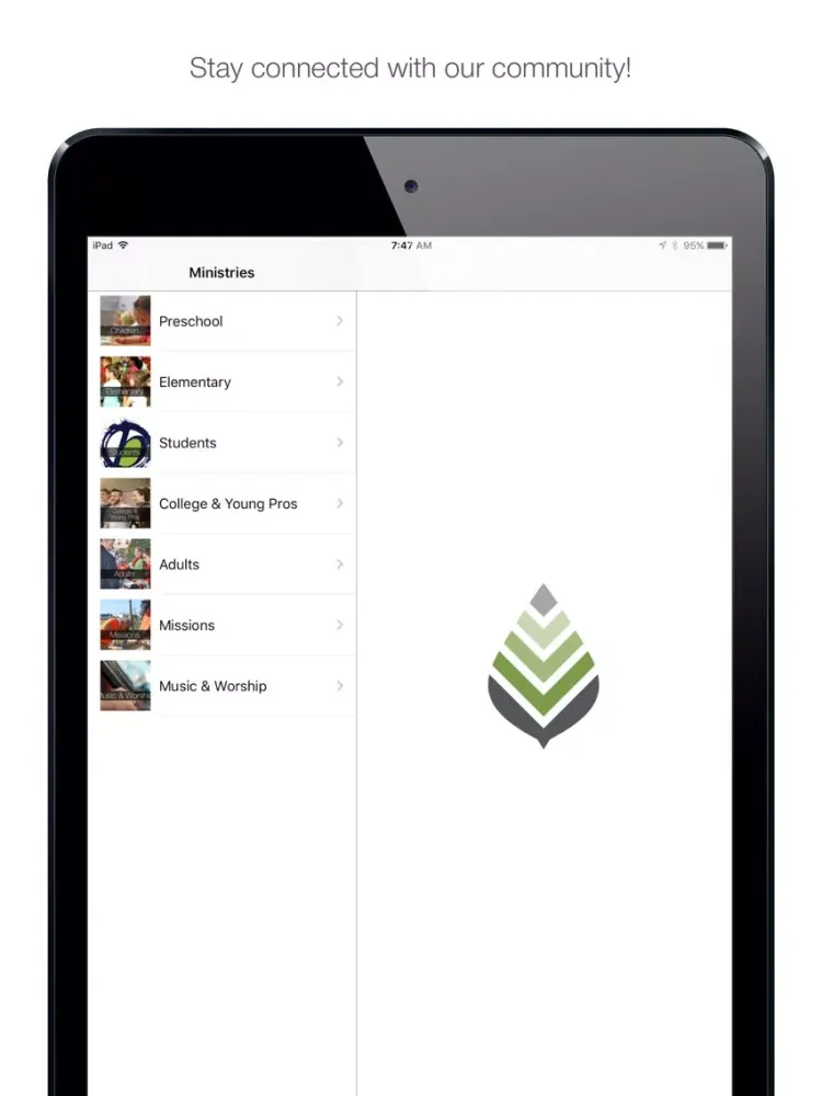 Скриншоты Bay Leaf Baptist Church iPad 