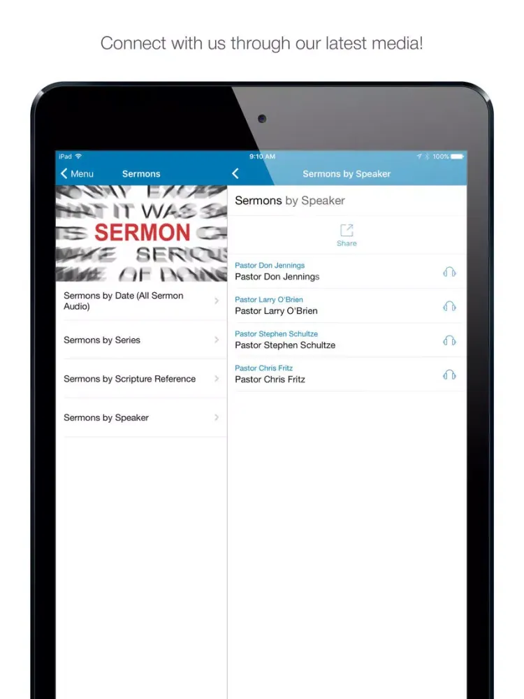 Harbour Shores Church App iPad 应用截图