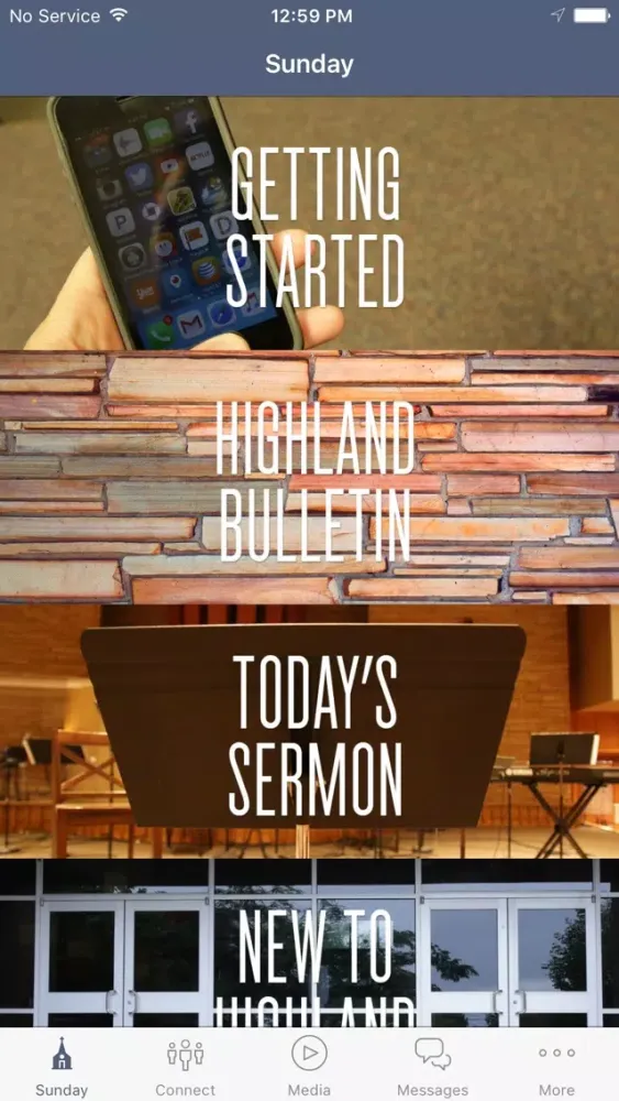 ภาพหน้าจอของ Highland Church of Christ