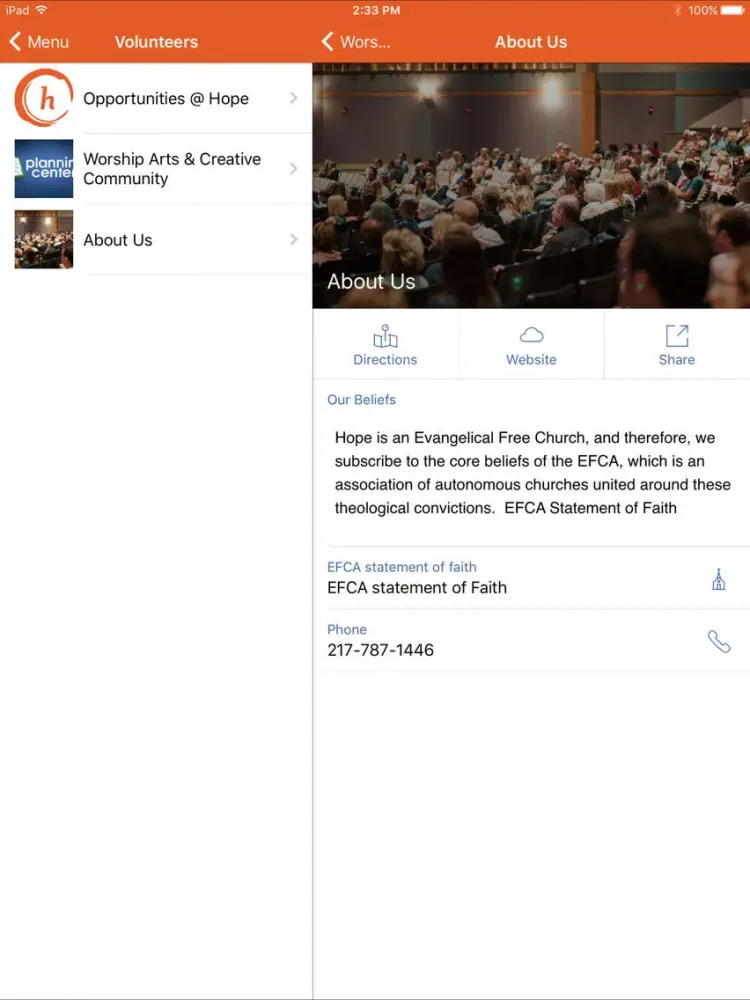 Hope Church - Springfield, IL iPad  স্ক্রিনশট