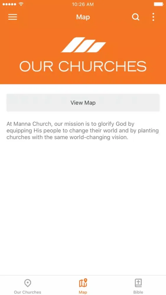 Ảnh chụp màn hình của Manna Church