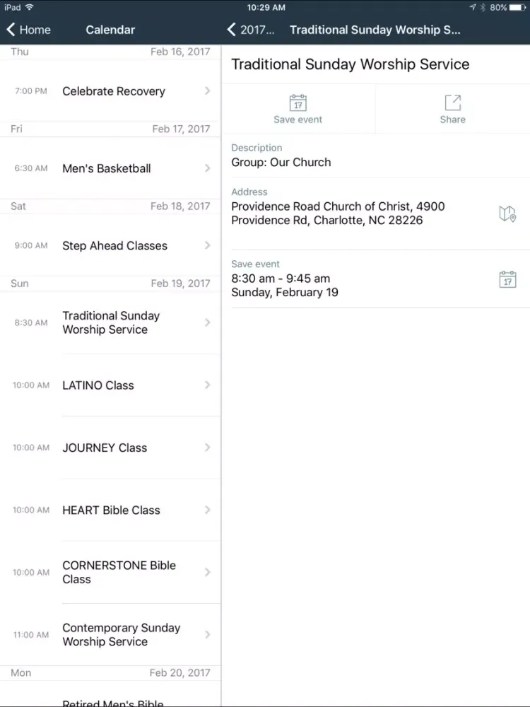 Providence Road Church iPad  स्क्रीनशॉट