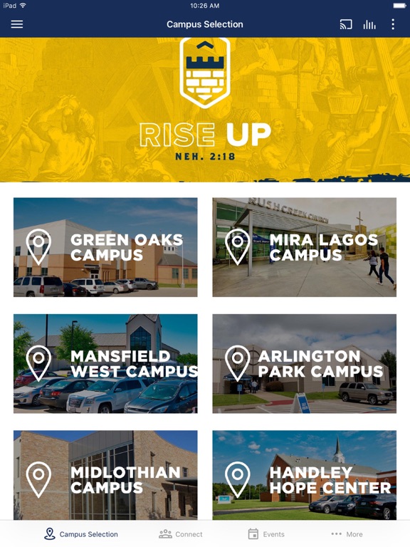 Rush Creek Church iPad 應用截圖