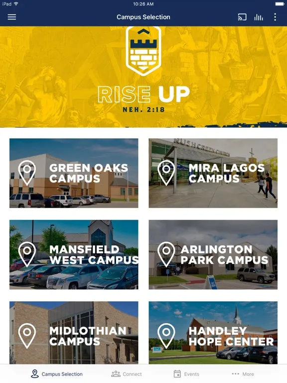 تصاویر Rush Creek Church iPad 