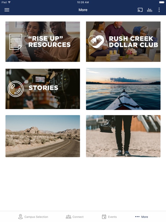 Rush Creek Church iPad 應用截圖