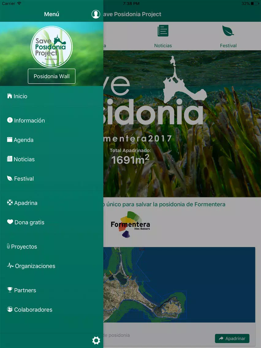 Save Posidonia Project iPad  स्क्रीनशॉट