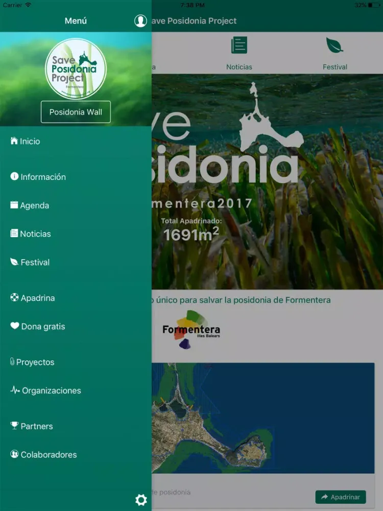 Save Posidonia Project iPad 應用截圖