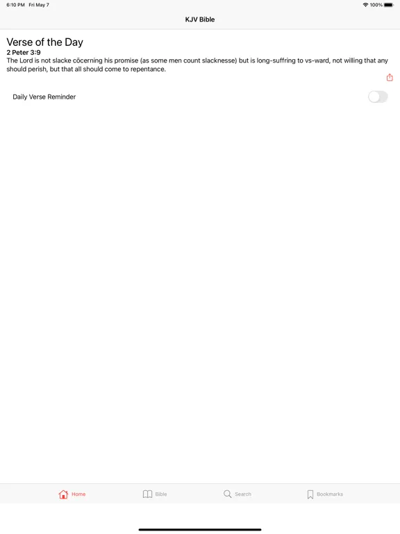 1611 KJV Bible iPad  スクリーンショット