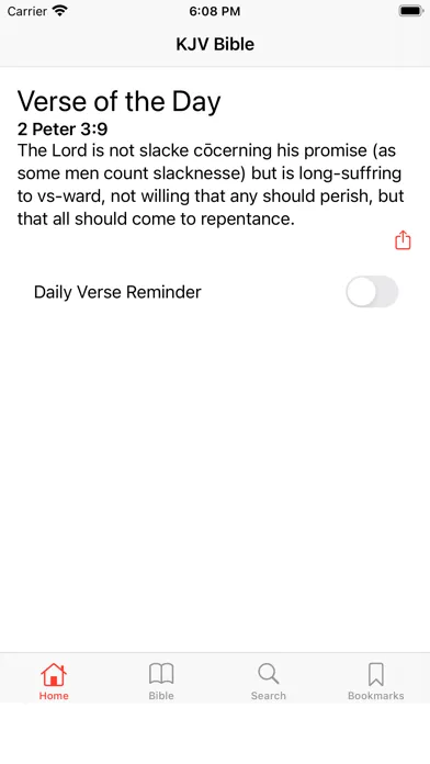1611 KJV Bible スクリーンショット