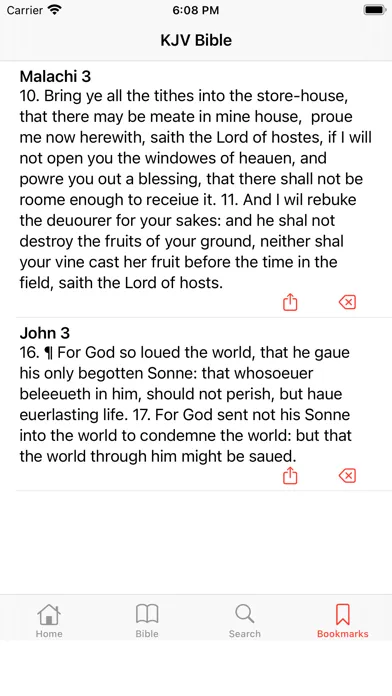 1611 KJV Bible スクリーンショット