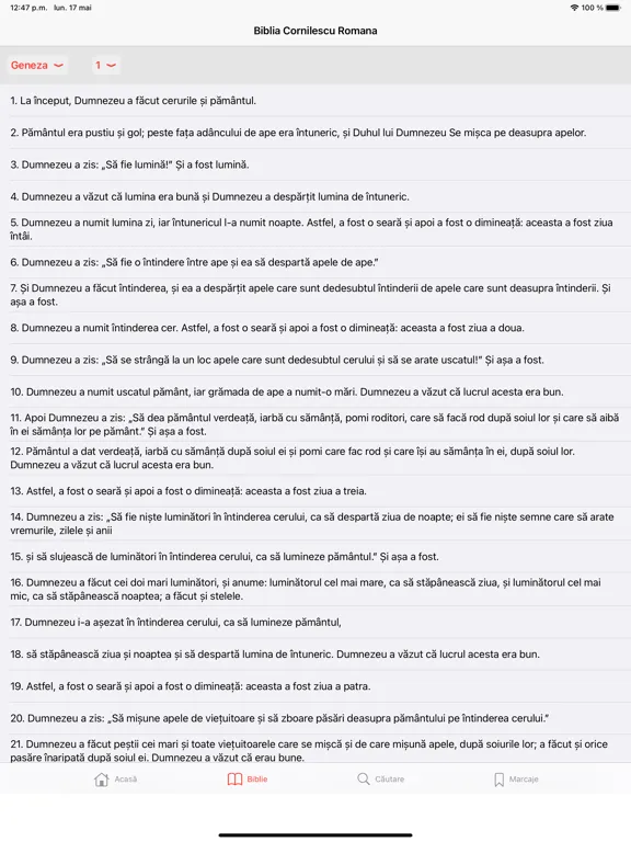 تصاویر Cornilescu Romanian Bible iPad 