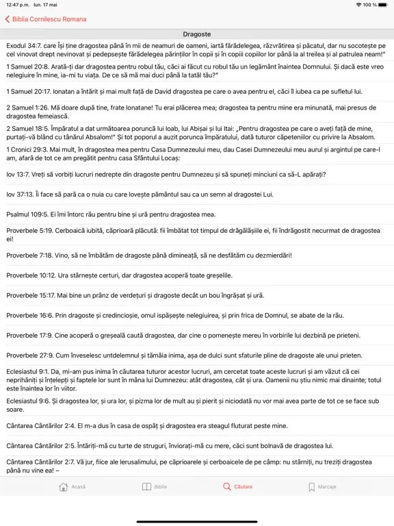 تصاویر Cornilescu Romanian Bible iPad 