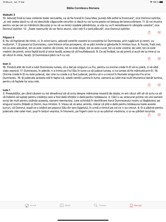 تصاویر Cornilescu Romanian Bible iPad 