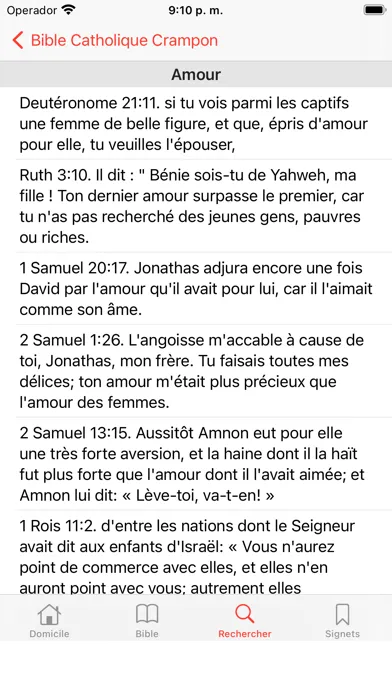 Bible Catholique Crampon Screenshots