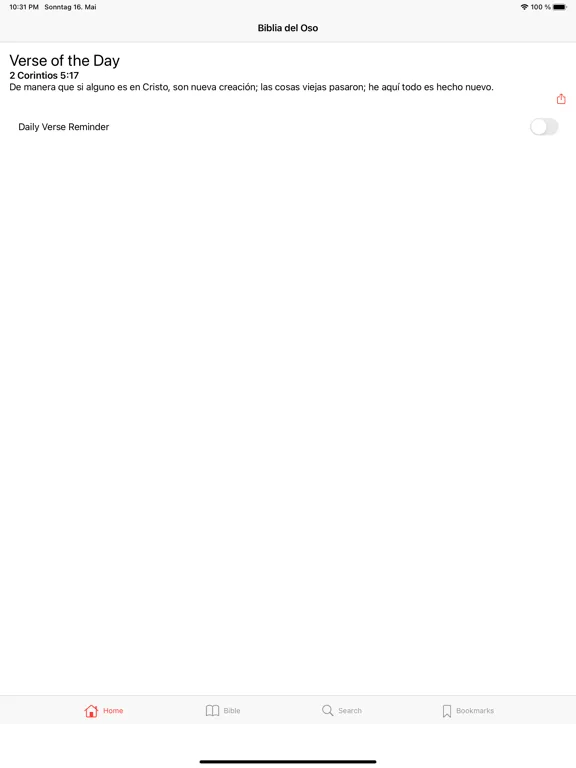 Tangkapan layar Biblia del Oso RV 1569 iPad 