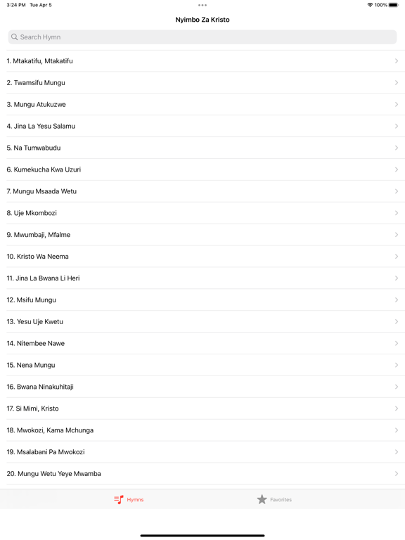 صور Nyimbo Za Kristo - SDA Hymns iPad 