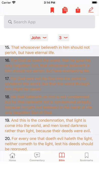 Ảnh chụp màn hình của The Lost Books of the Bible