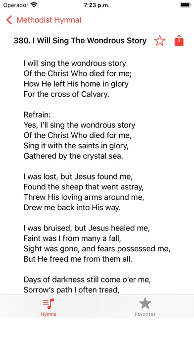 Methodist Hymnal - Complete Screenshots