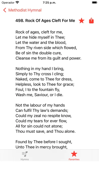 Methodist Hymnal - Complete Screenshots