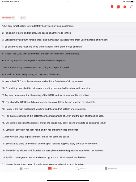 Webster Bible iPad  Screenshots