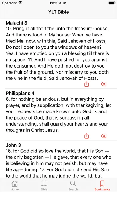 Ảnh chụp màn hình của YLT Bible