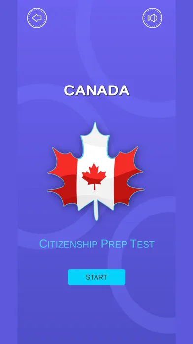 Canada Citizenship Prep Test應用截圖