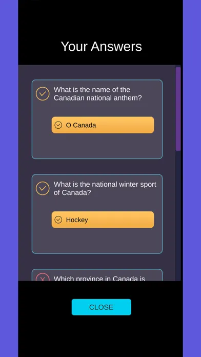 Canada Citizenship Prep Test應用截圖