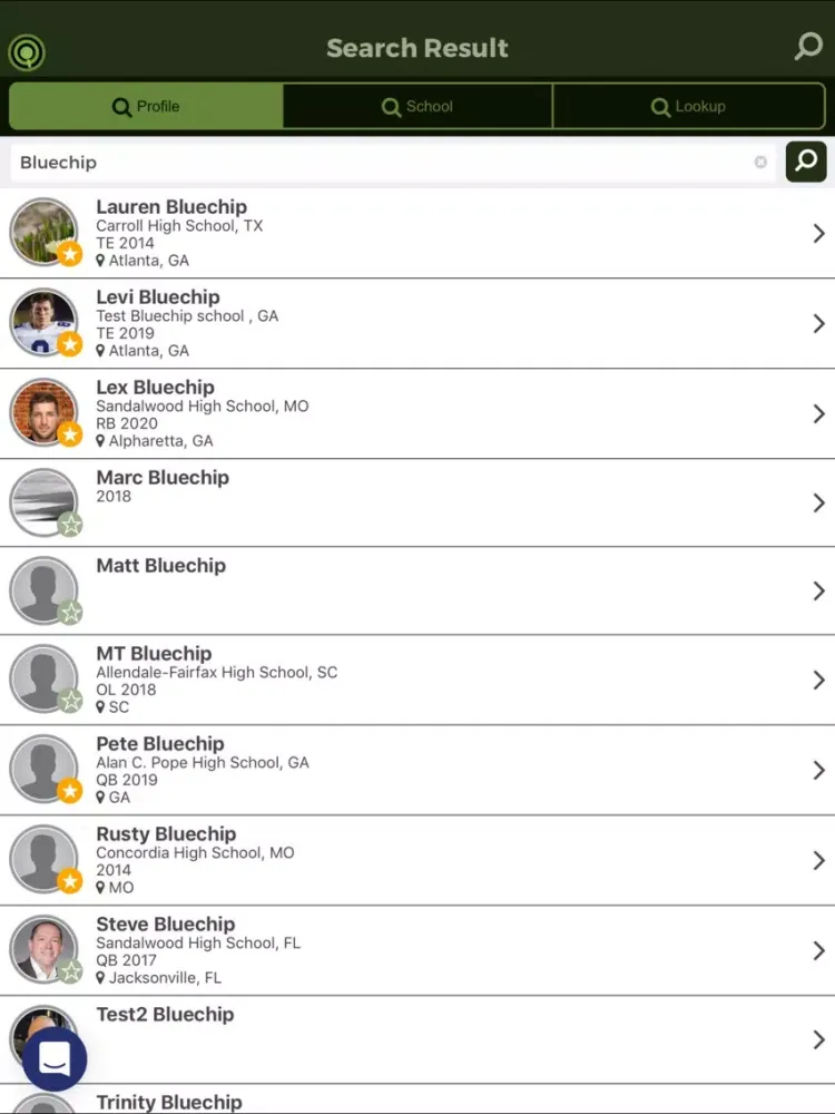 Recruiting Radar iPad  स्क्रीनशॉट