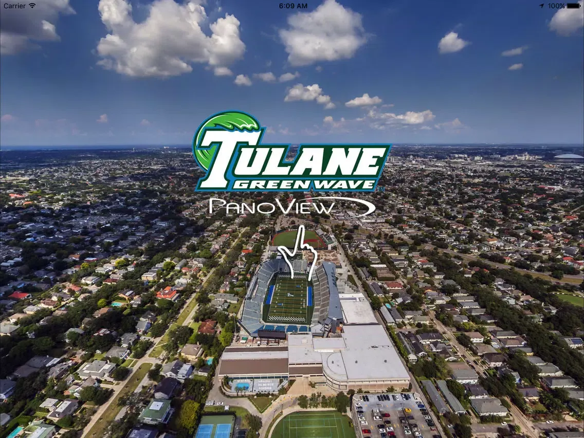 Tulane Football Panoview iPad 应用截图
