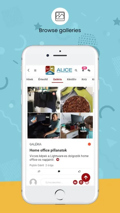 Zrzuty ekranu ALICE