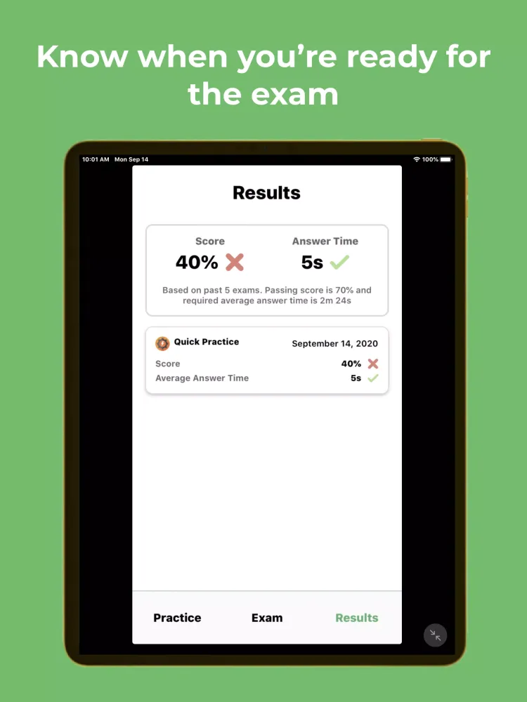 Capturas de tela do Canadian Electrical Exam Prep
