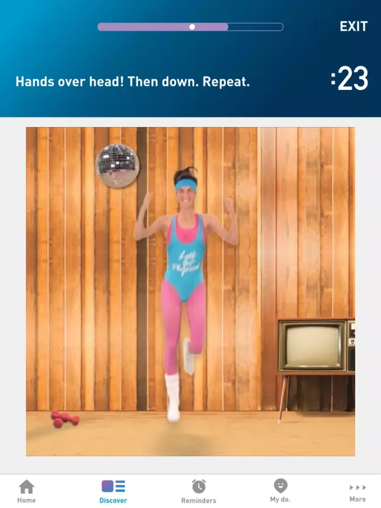 Ảnh chụp màn hình của do. fun stuff for your health iPad 