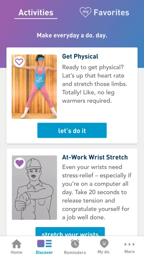 Ảnh chụp màn hình của do. fun stuff for your health