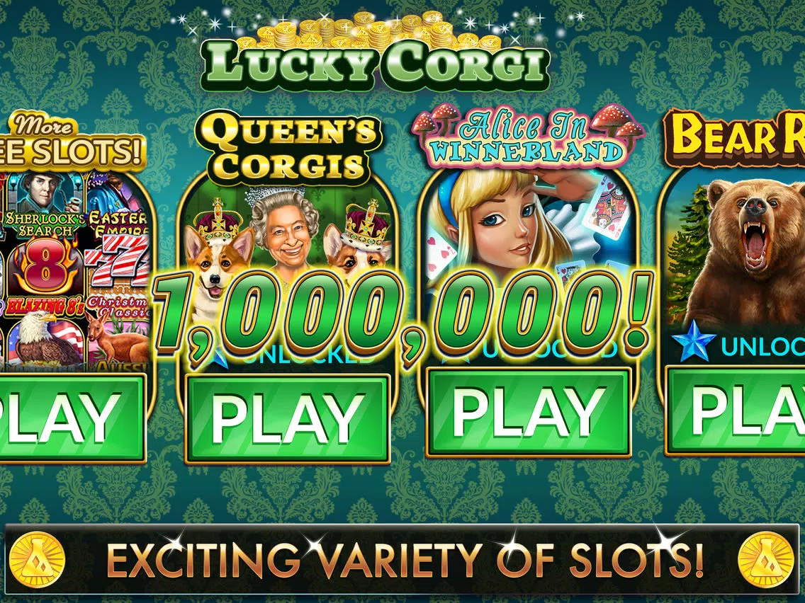 Lucky Corgi Free Slots Casino iPad  স্ক্রিনশট