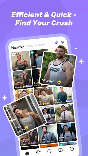 Tangkapan skrin HeeSay - Blued LIVE & Dating