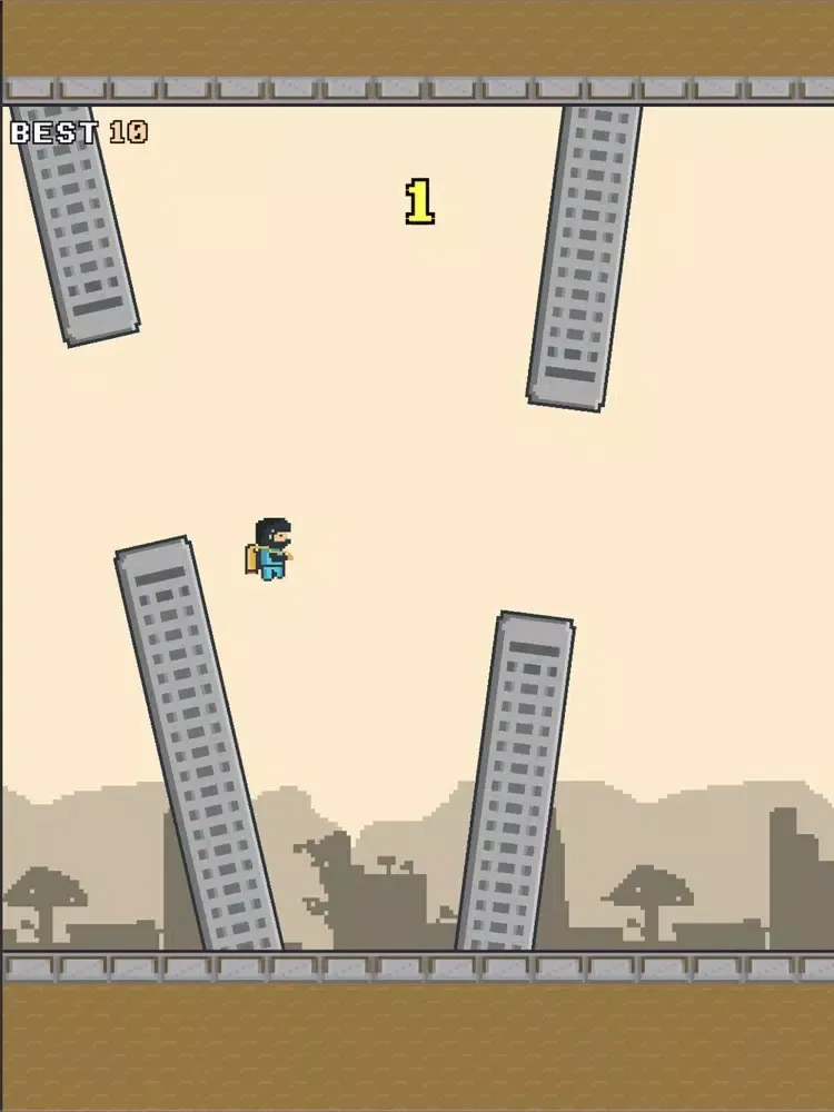 Screenshot di Flappy Man - Jetpack iPad 