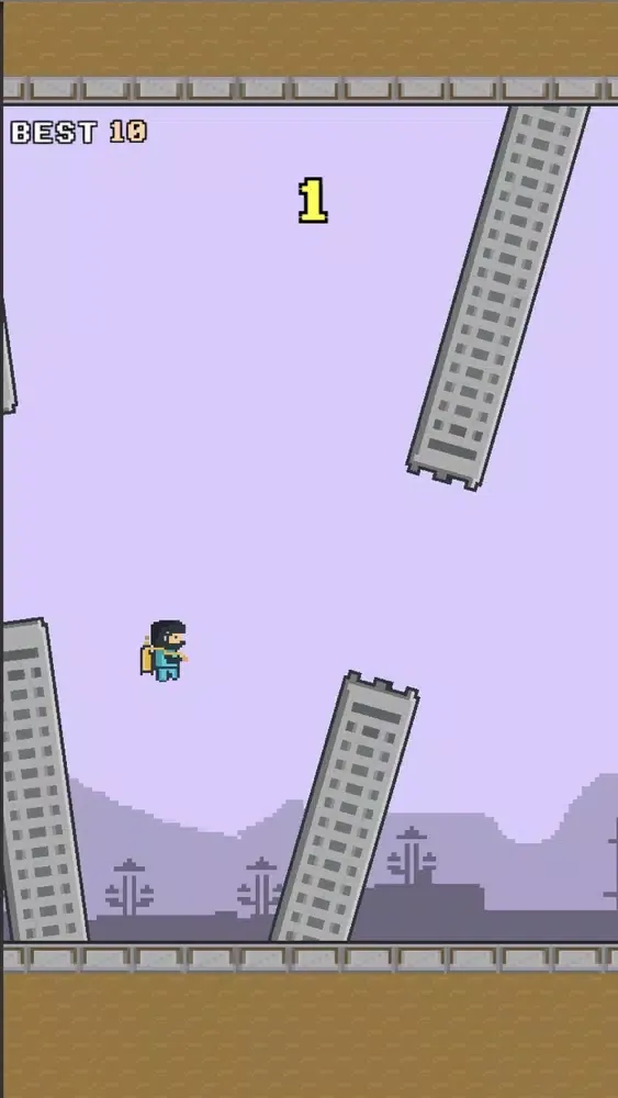 Screenshot di Flappy Man - Jetpack