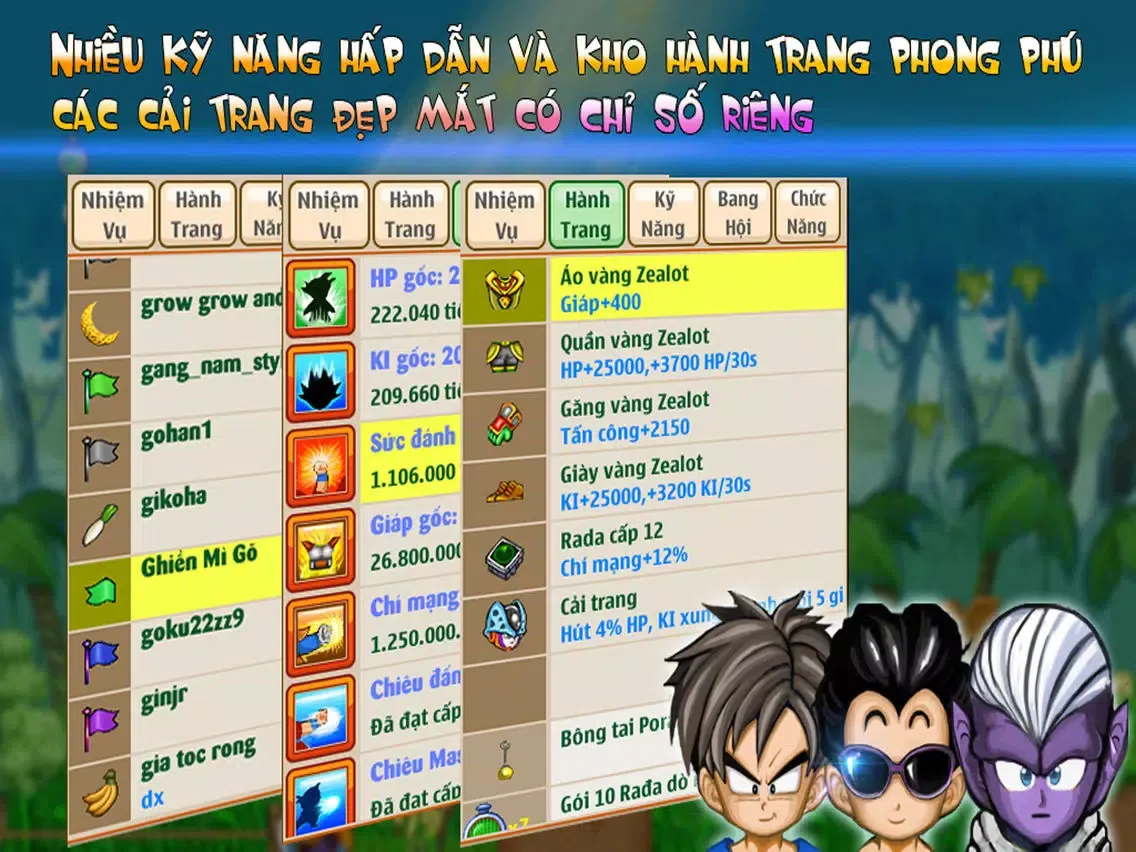 Capturas de pantalla de Chú Bé Rồng Online iPad 