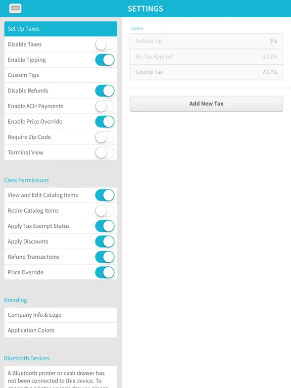 Zrzuty ekranu QuickSwipe P2PE iPad 