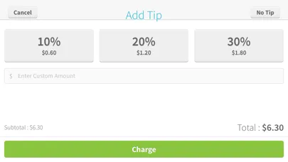 Zrzuty ekranu QuickSwipe P2PE