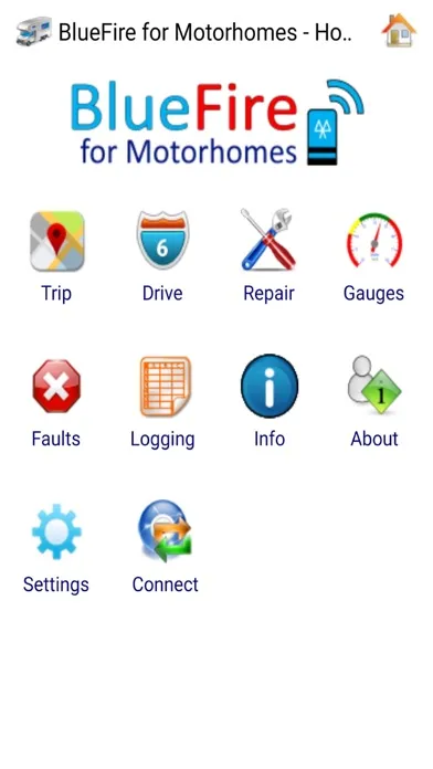 Zrzuty ekranu BlueFire Apps