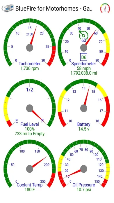 Zrzuty ekranu BlueFire Apps