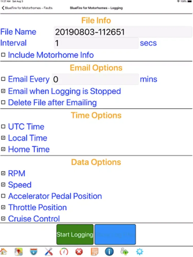 BlueFire for Motorhomes iPad  スクリーンショット