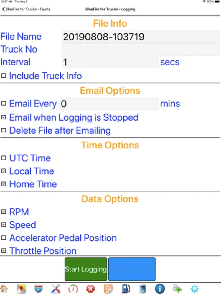 BlueFire for Trucks iPad  スクリーンショット