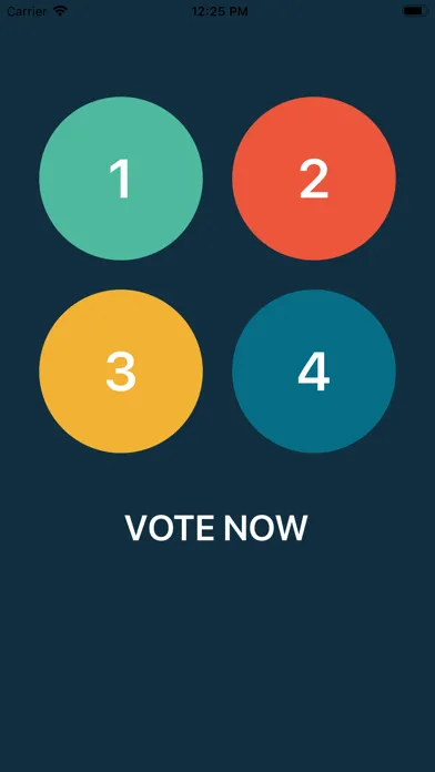 Captures d'écran de Tech summit voting app