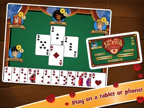 Hearts Multiplayer HD iPad  سکرین شاٹس
