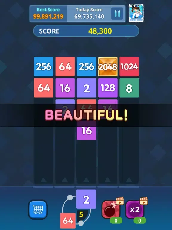 Capturas de pantalla de Shooting2048 iPad 