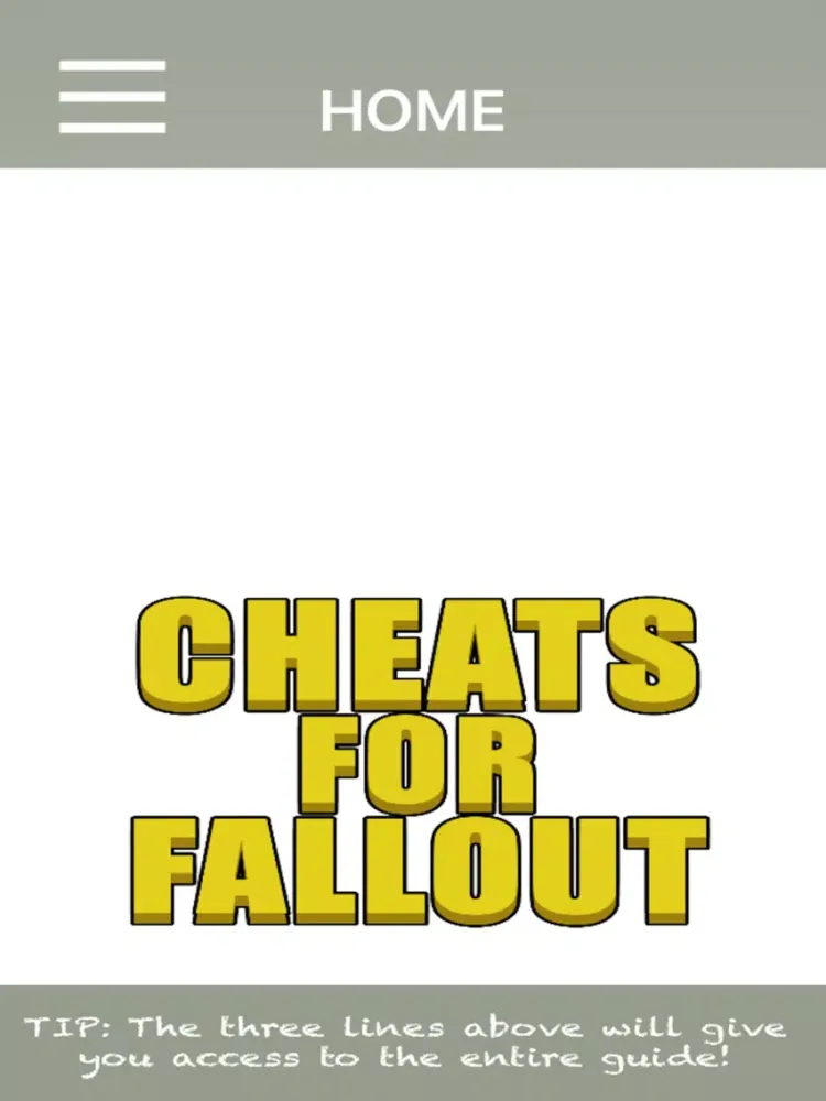 Cheats For Fallout 4 Game iPad  Ekran Görüntüleri