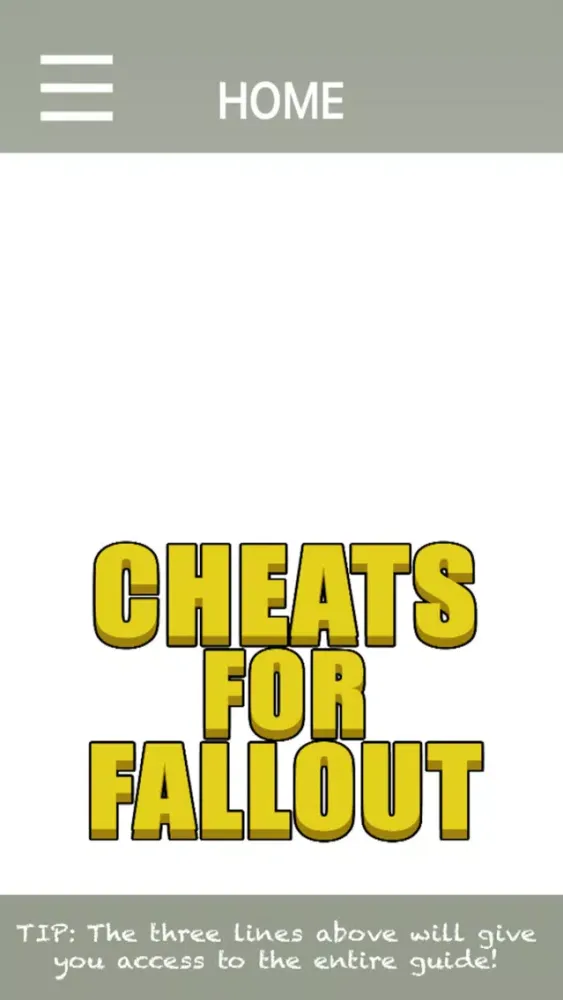 Cheats For Fallout 4 Game Ekran Görüntüleri